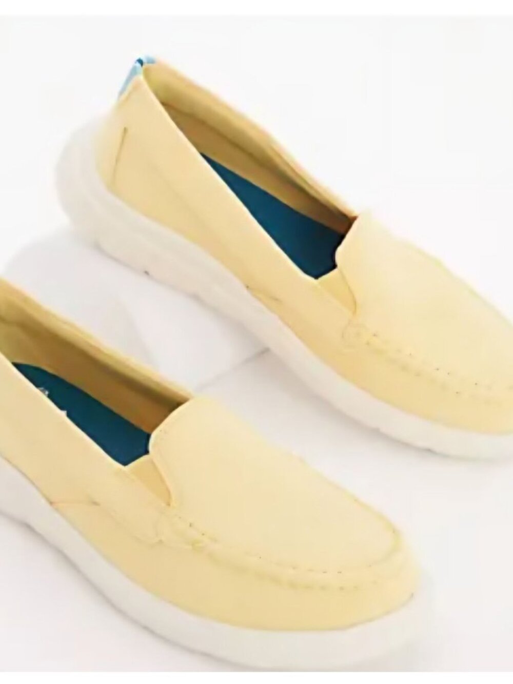 Sperry Captain's Moc Recycled Upper Slip-On Shoes - Women's US 9.5 W - Yellow